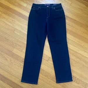 Gloria Vanderbilt Amanda Style High Waisted Dark Wash Denim Jeans
